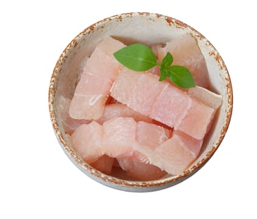 Basa fillet cube