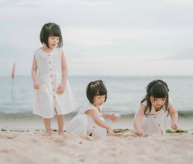 natural family portrait at The Mulia Resort Bali Nusa Dua
