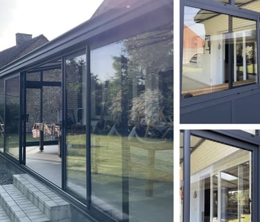 nettoyage complet de véranda pour particulier réalisé par la société Val'Clean à Vieux Condé