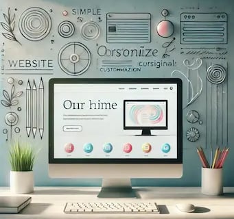 image représentant la création d'un site internet