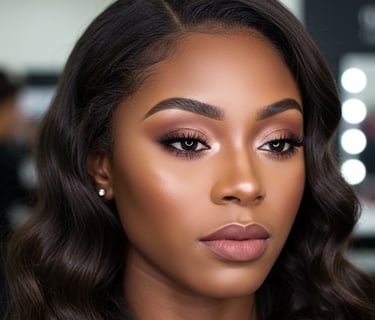 Soft glam makeup