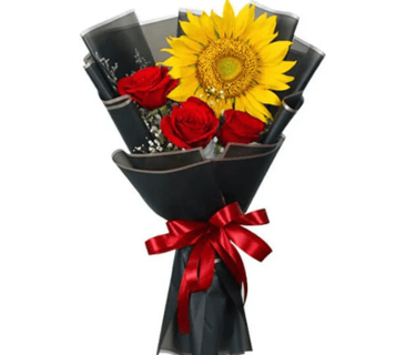 sunflower rose bouquet