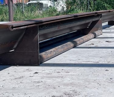 Sheet Piling Ready to be Joined