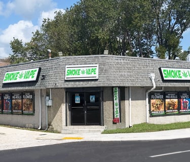 Exterior of Hallandale Puff Garden Dispensary, a local dispensary near me option in Florida