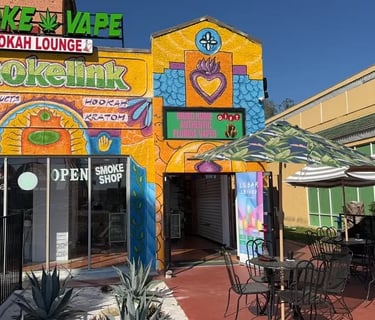 Exterior of Kissimmee Smokelink dispensary, a local dispensary near me option in Florida