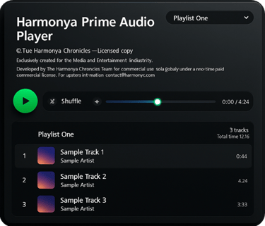Harmonya Prime Media Player - The freedom is here