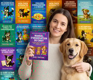 Livre, livret et eBook d’éducation canine – contenu pratique pour chiens et chiots. Centre Éducation Canine Lionel Renier.