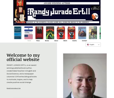 Website design example