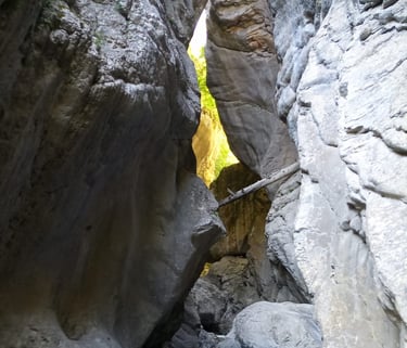Canyon du Fournel Serre-ponçon, canyon famille Hautes-Alpes