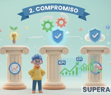 a man standing in front of a podium with a banner that says,'d