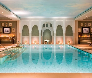 Palazzo Parigi Milan – Luxurious Moroccan-inspired spa pool area