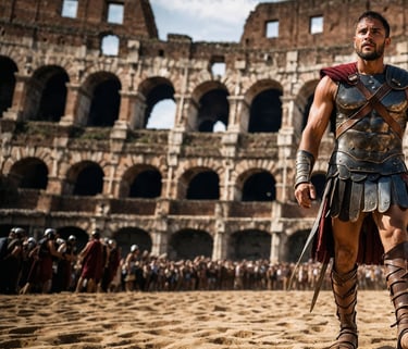 Flamma, a Gladiator who rose to fame from the pits of the Gladiatorial Arenas