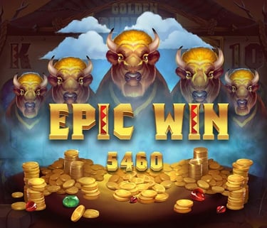 Golden Buffalo, Best Online Slot Game in Oklahoma