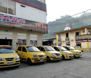 paradero transporte de taxis en Cajamarca 