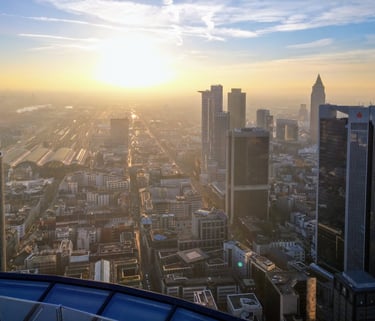 Skyline with main central station