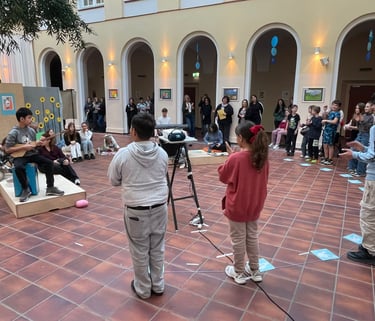 children attending the event