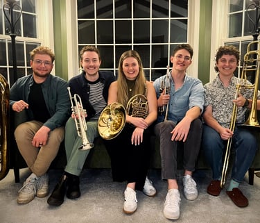 Bur Oak Brass group photo