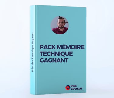 Pack pour réaliser une mémoire technique gagnant 