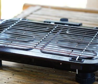 a grill grill with a grill and a grill