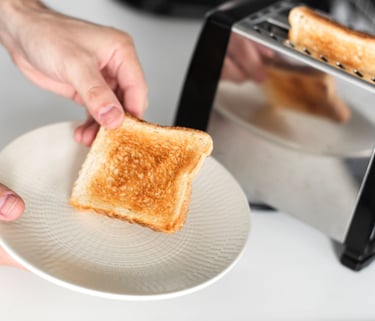 a toasted toasted toasted toasted bread on a plate