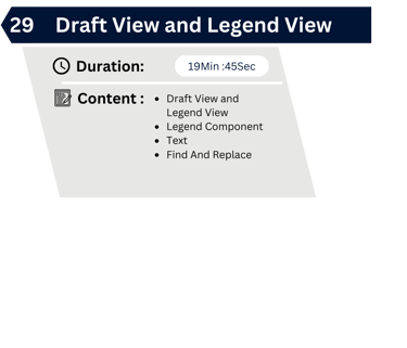 Revit Draft View and Legend View