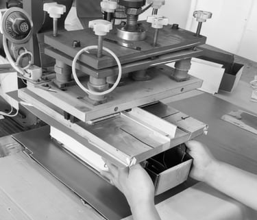 The heat-seal manufacturing process, ensuring a durable and seamless finish.