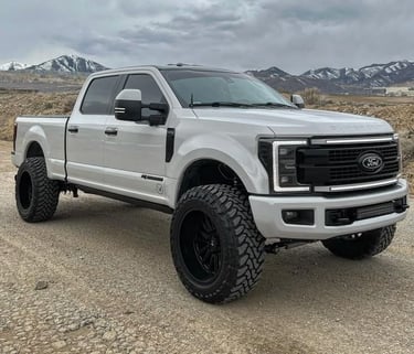 pick up truck on truck tyre size 7.50 R16