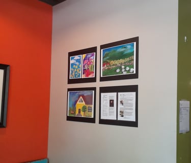 Seattle exhibition showing Ukrainian children's paintings
