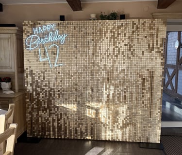 foto sienele, svieciantys skaiciai, blisgu foto siena, fotosienele, fotosiena, fotosienele nuoma