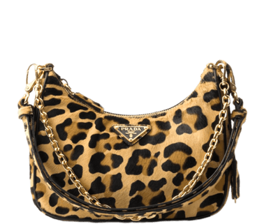 PRADA RE-EDITION PRINTED LEATHER MINI-BAG