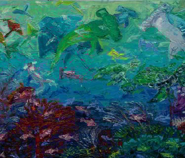 Un telón de mar profundo