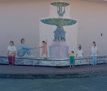 Mural "La fuente" - La Boohemia.2018