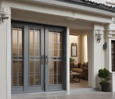 black and white concrete building