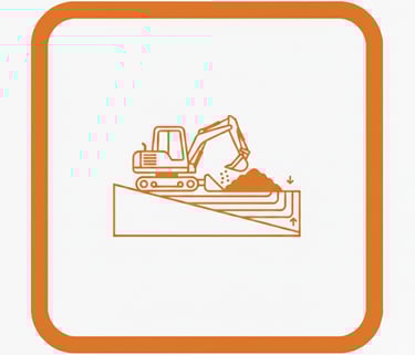 a construction worker is working on a construction site