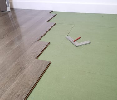 Laminate flooring installed in Stratford by Pro Fittings Ltd