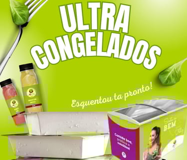 Cardapio de produtos ultracongelados
