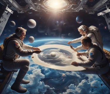 A visual representation of collaboration and innovation in technology.
