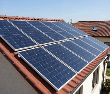 Side-by-side comparison of a dirty and freshly cleaned balcony glass panel.