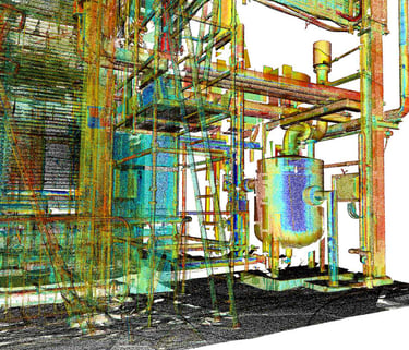 3D Point Cloud Scan Overlay Design and Drafting, Reverse Engineering Modelling, Build in Scan Design