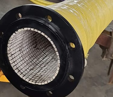 Alumina Embedded Ceramic Mine Hose Supplier