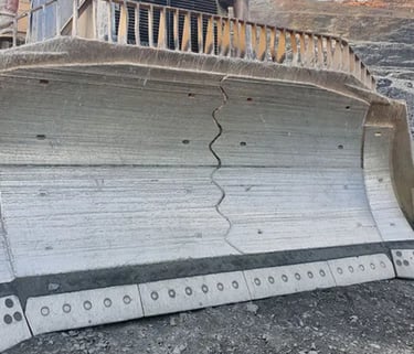 Chromium Carbide Overlay Steelwork and Liners Supplier - Dozer Blades, Spools, Chutes, Wear Liners