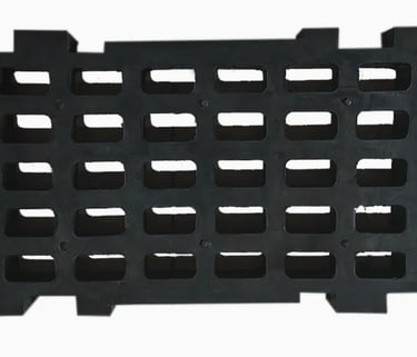 Vibrating Screen Wear Panels - Rubber, Polymer, Hardened Steel Supplier, Slotted Screen Panels