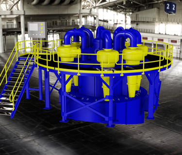 Hydro cyclone parts and liners - Ceramic, Rubber, Polymer Supplier