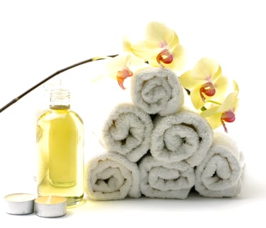 a bottle of oil and a bottle of oil