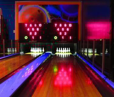 mini bowling lanes