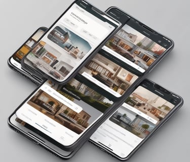 A well-maintained residential building exterior under a clear sky.