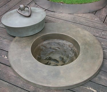 Water Sculpture Waste Plug By Mark Richard Hall