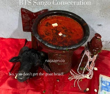 Orisha Sango(Shango) consecration