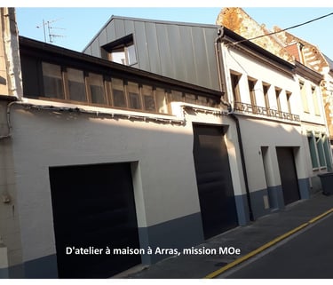 plandarchi Arras - D'ate­lier à loft à Ar­ras, mis­sion MOe