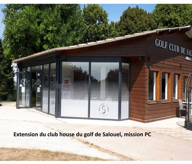 plandarchi Arras - Ex­ten­sion du club house du golf de Sa­louel, mis­sion PC